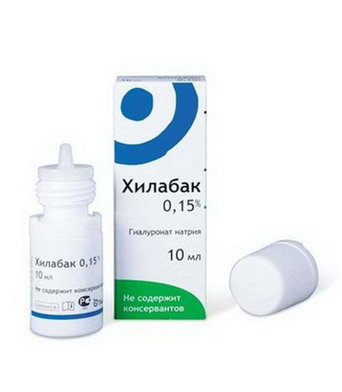 Hilabak eye drops 0.15% 5ml buy replacement of the tear and synovial fluid